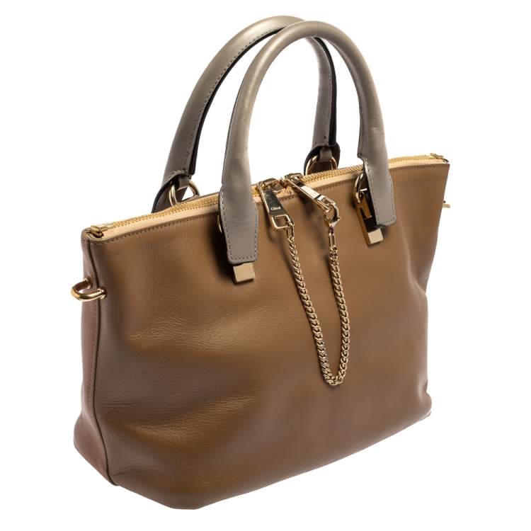Pre Owned Chloe Multicolor Leather Small Baylee Tote