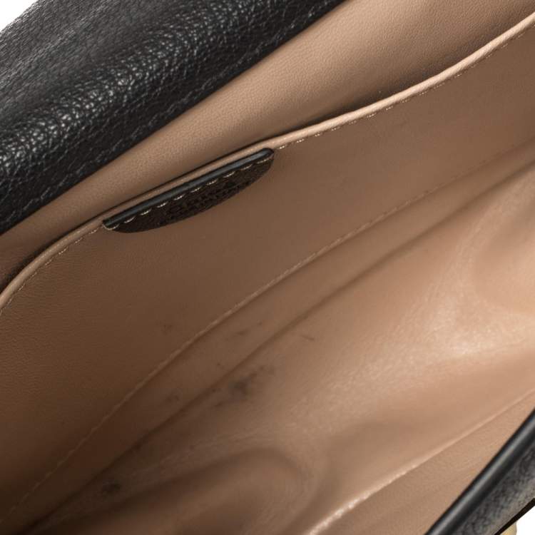 Pre Owned Chloé Black Leather Small Elsie Shoulder Bag
