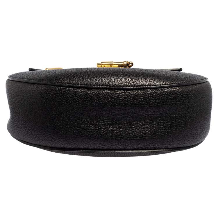 Pre Owned Chloe Black Leather Medium Drew Shoulder Bag