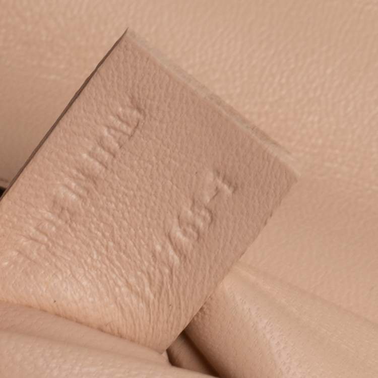 Pre Owned Chloe Burgundy/Orange Patent Leather and Leather Elsie Shoulder Bag