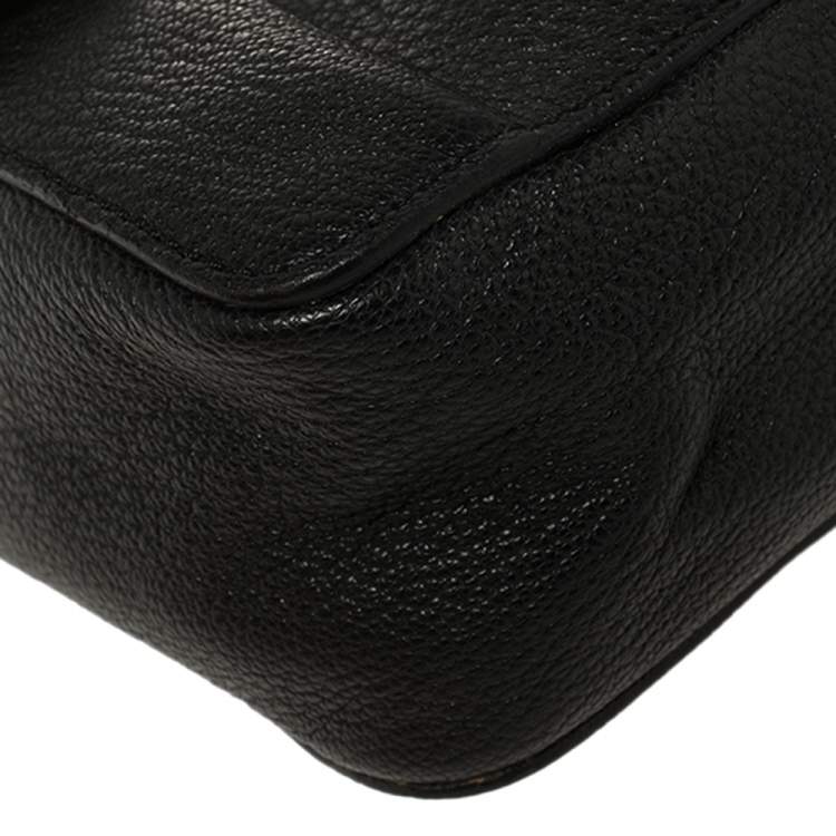 Pre Owned Chloe Black Leather Mini Elsie Crossbody Bag