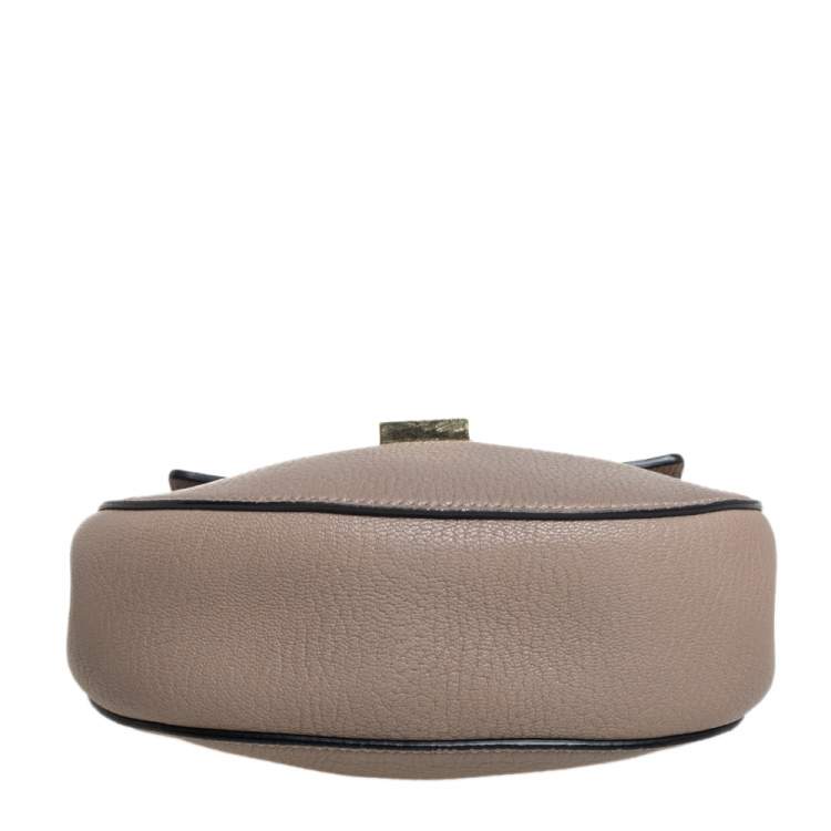 Pre Owned Chloé Beige Leather Small Drew Crossbody Bag
