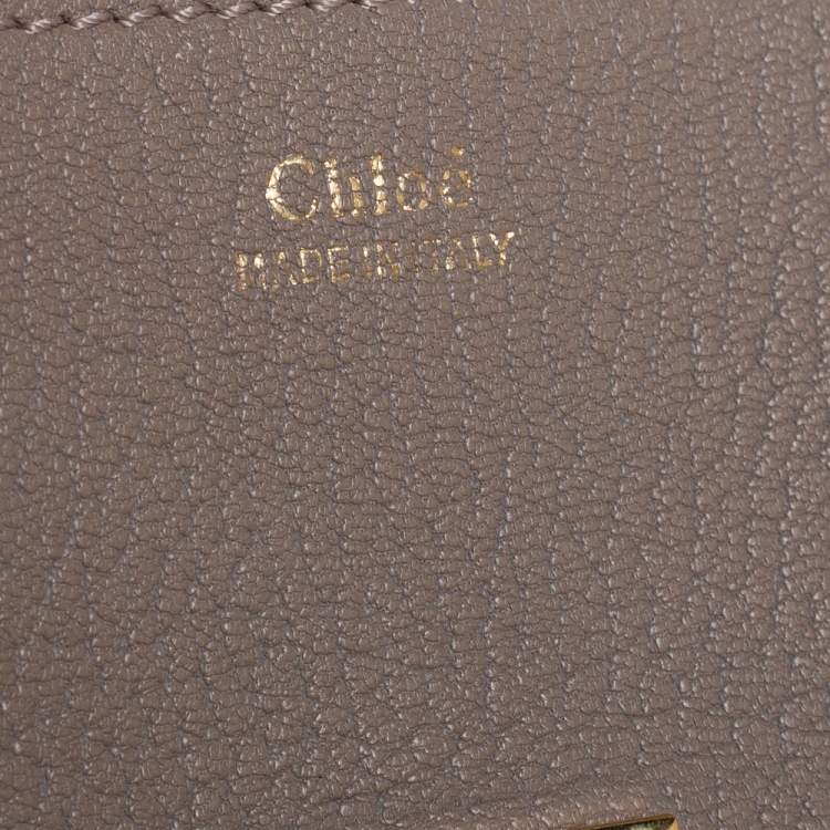 Pre Owned Chloé Beige Leather Small Drew Crossbody Bag
