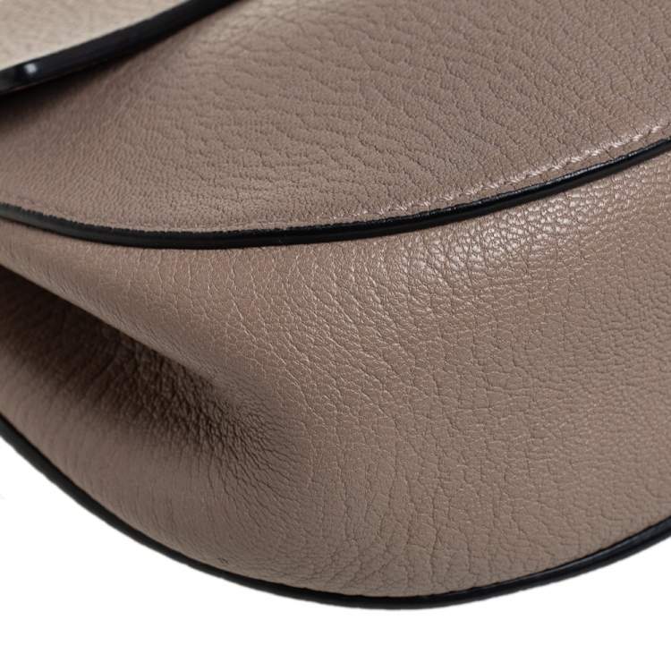 Pre Owned Chloé Beige Leather Small Drew Crossbody Bag