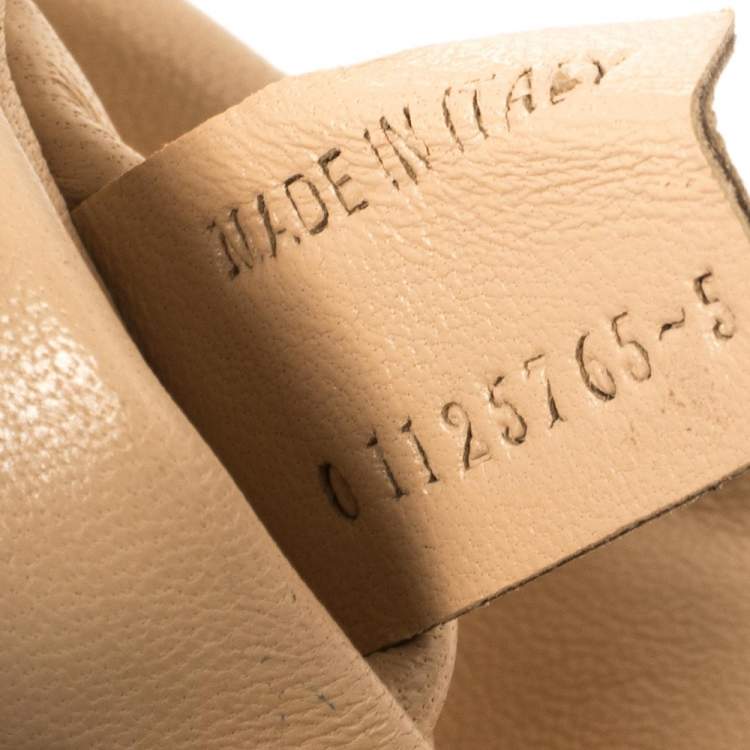 Pre Owned Chloé Green Leather Small Elsie Shoulder Bag