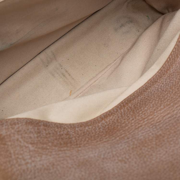 Pre Owned Chloe Beige Leather Medium Sally Flap Shoulder Bag