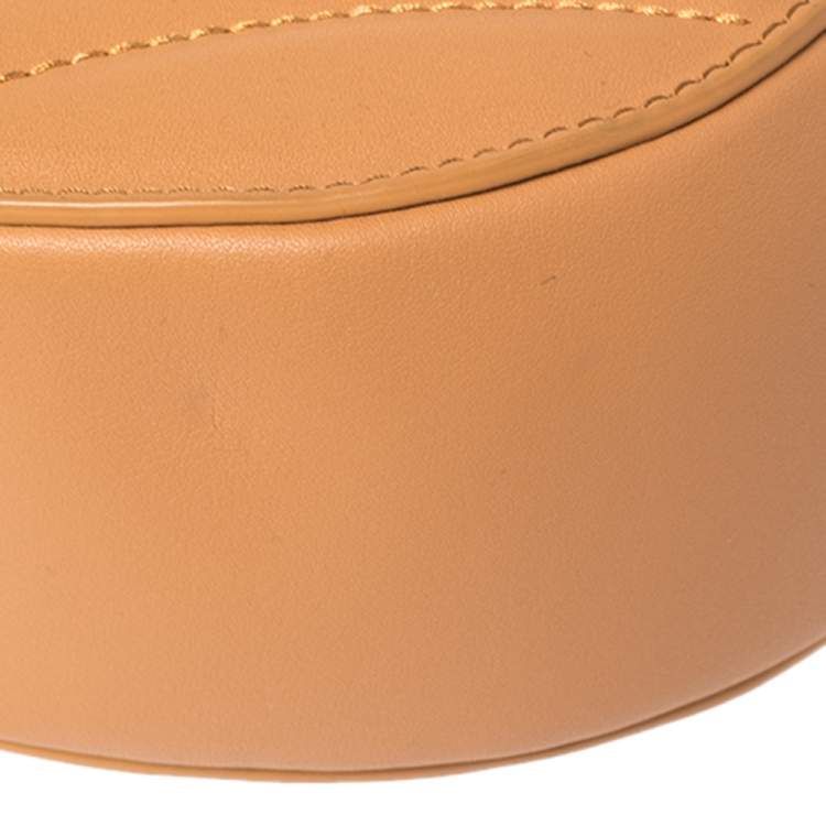 Pre Owned Chloe Tan Leather Medium Drew Bijou Shoulder Bag