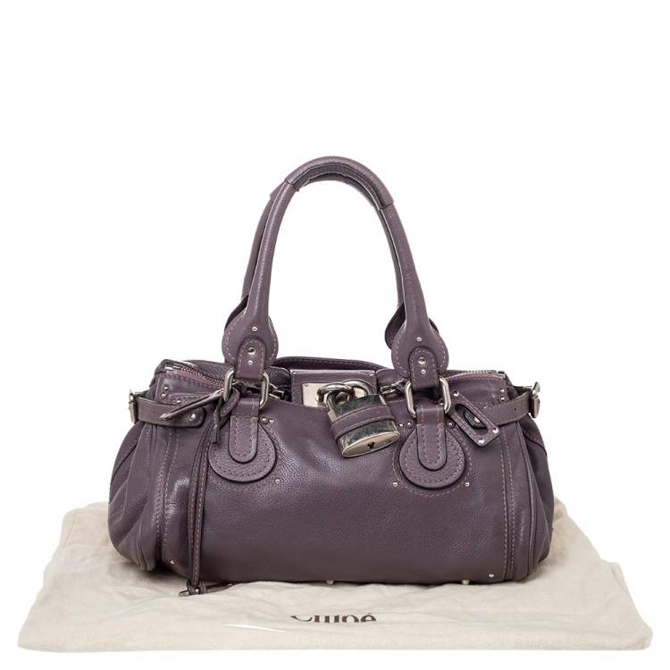 Pre Owned Chloe Brown Leather Paddington Satchel