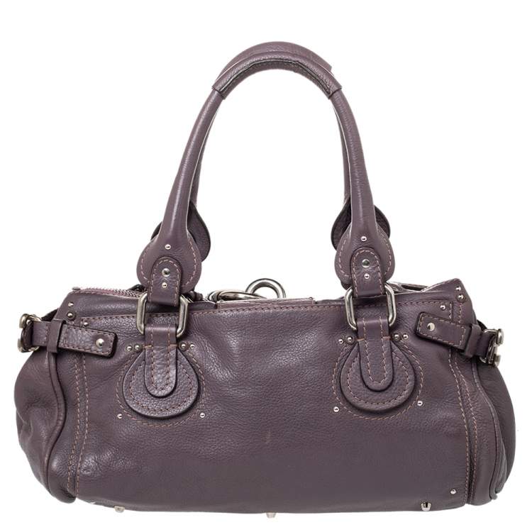 Pre Owned Chloe Brown Leather Paddington Satchel