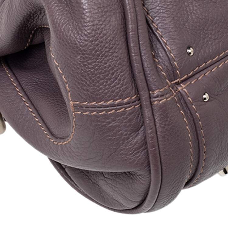 Pre Owned Chloe Brown Leather Paddington Satchel