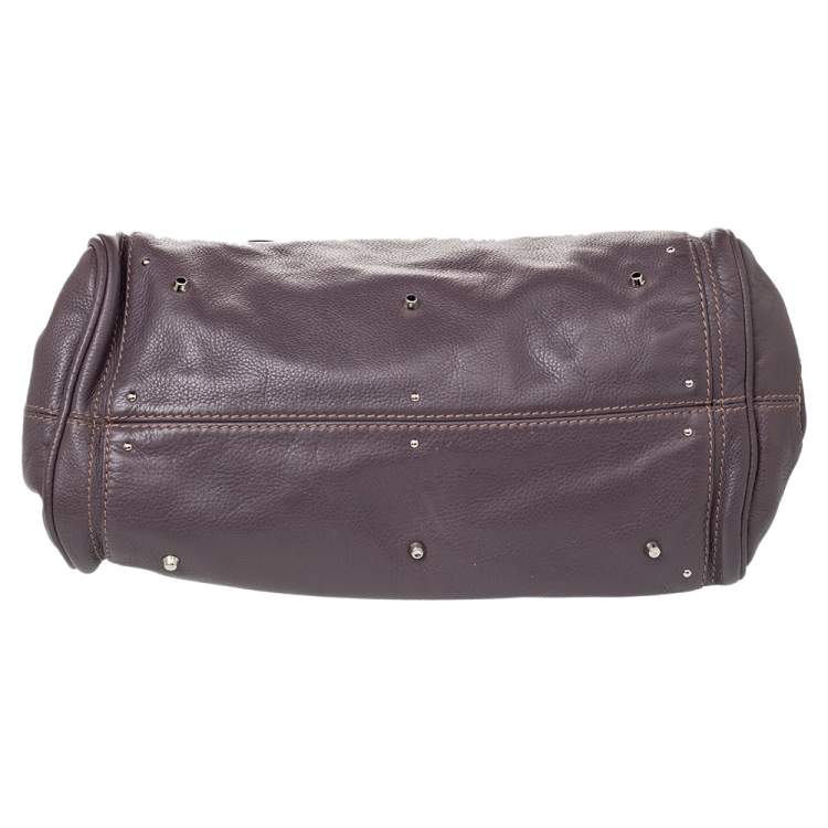 Pre Owned Chloe Brown Leather Paddington Satchel