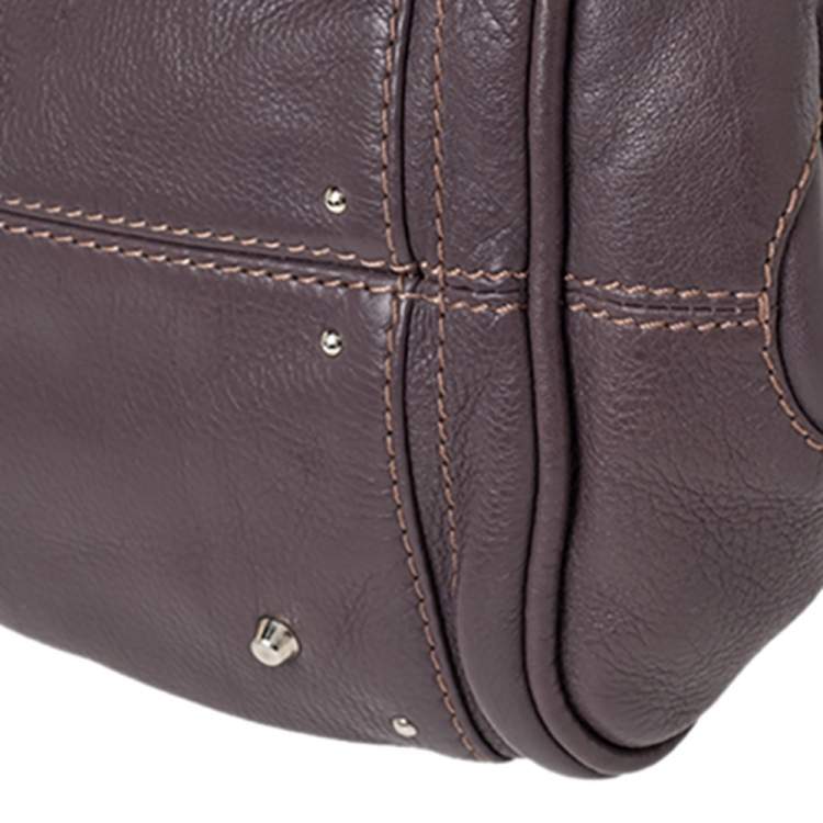 Pre Owned Chloe Brown Leather Paddington Satchel