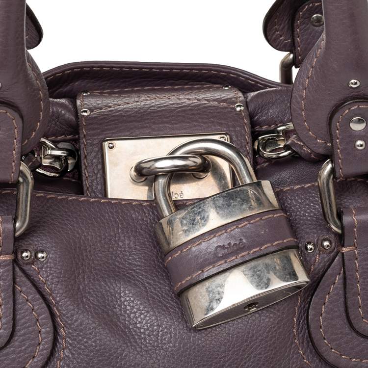 Pre Owned Chloe Brown Leather Paddington Satchel