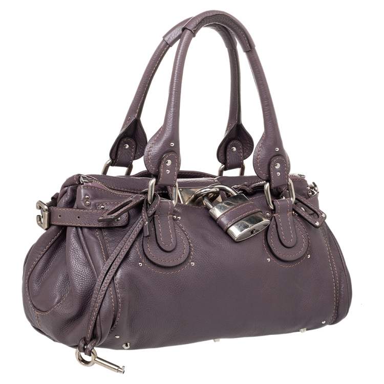Pre Owned Chloe Brown Leather Paddington Satchel