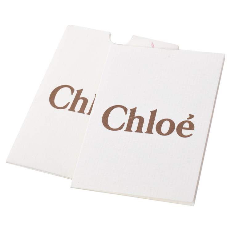 Pre Owned Chloe Black Patent Leather Audra Tote