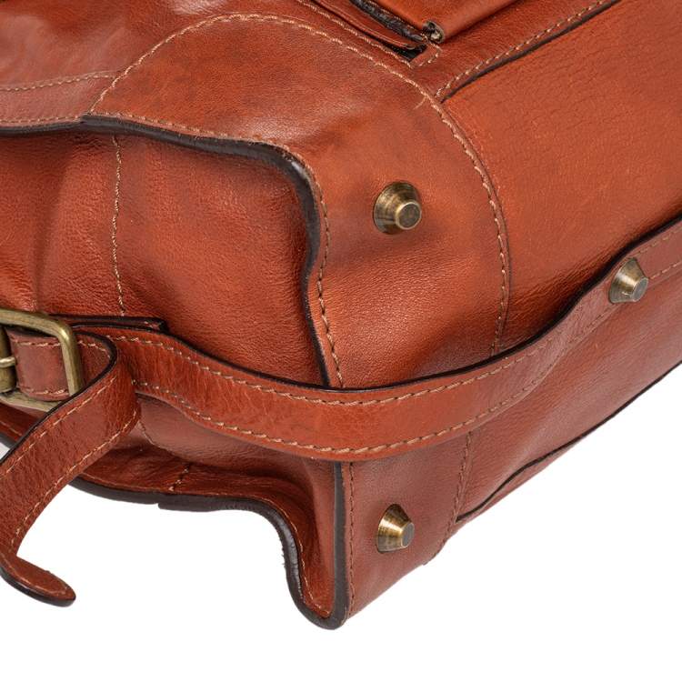 Pre Owned Chloe Brown Leather Tracy Satchel