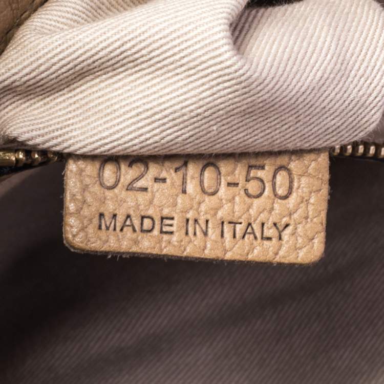 Pre Owned Chloé Beige Leather Medium Sally Flap Shoulder Bag