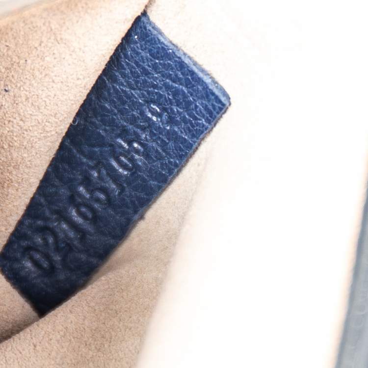 Pre Owned Chloe Blue Leather Drew Shoulder Bag