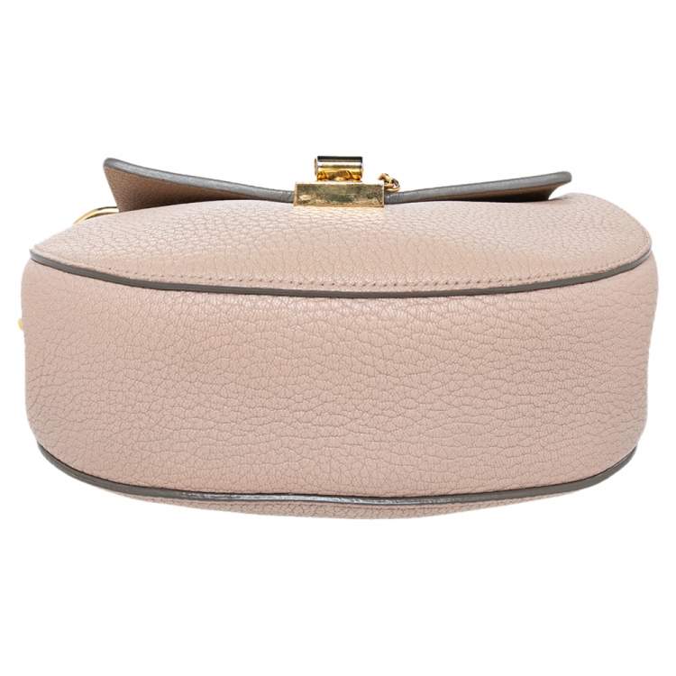Pre Owned Chloé Beige Leather Small Drew Shoulder Bag