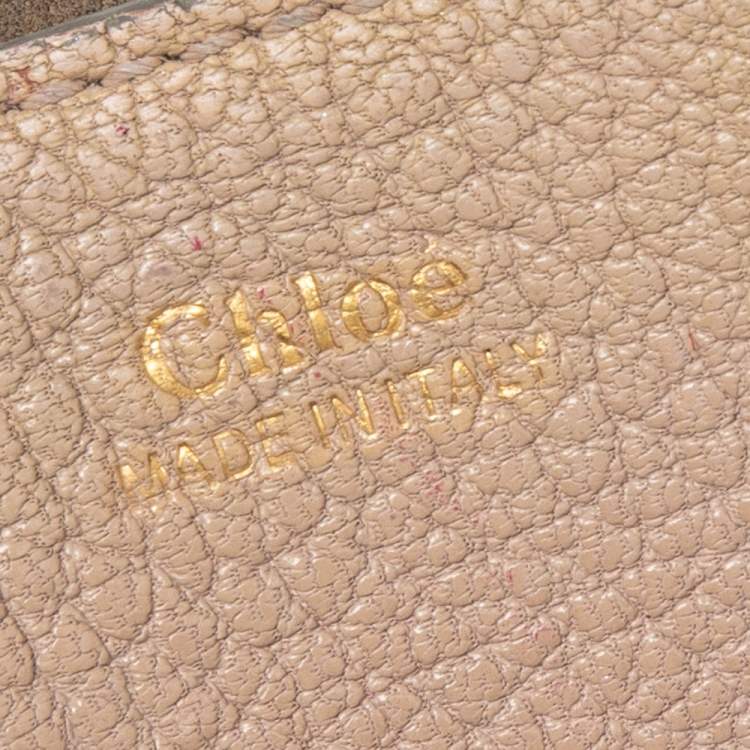 Pre Owned Chloé Beige Leather Small Drew Shoulder Bag