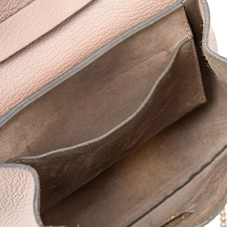 Pre Owned Chloé Beige Leather Small Drew Shoulder Bag