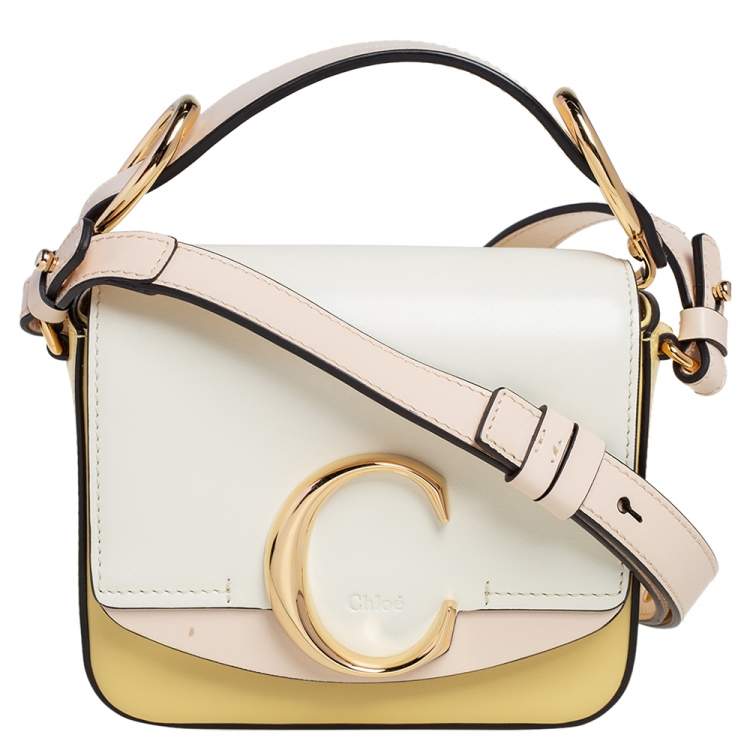 Chloe small c discount double carry bag