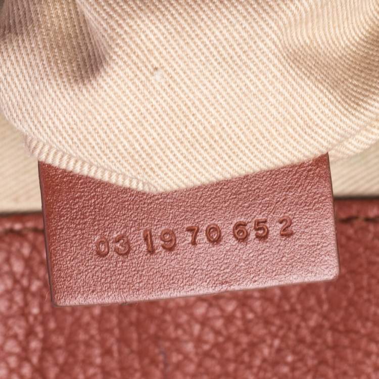 Pre Owned Chloe Brown Leather Medium Aby Day Top Handle Bag