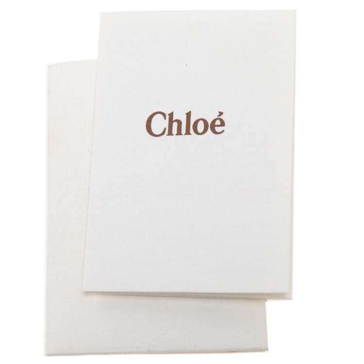 Pre Owned Chloe Multicolor Leather, Canvas and Python Tote