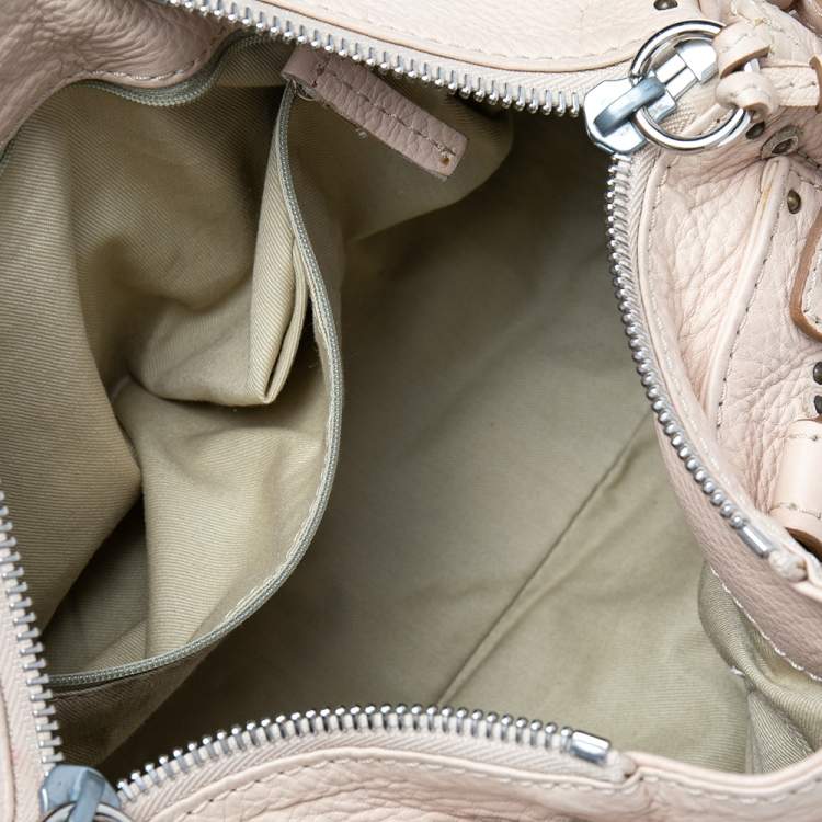 Pre Owned Chloe Beige Leather Medium Paddington Satchel