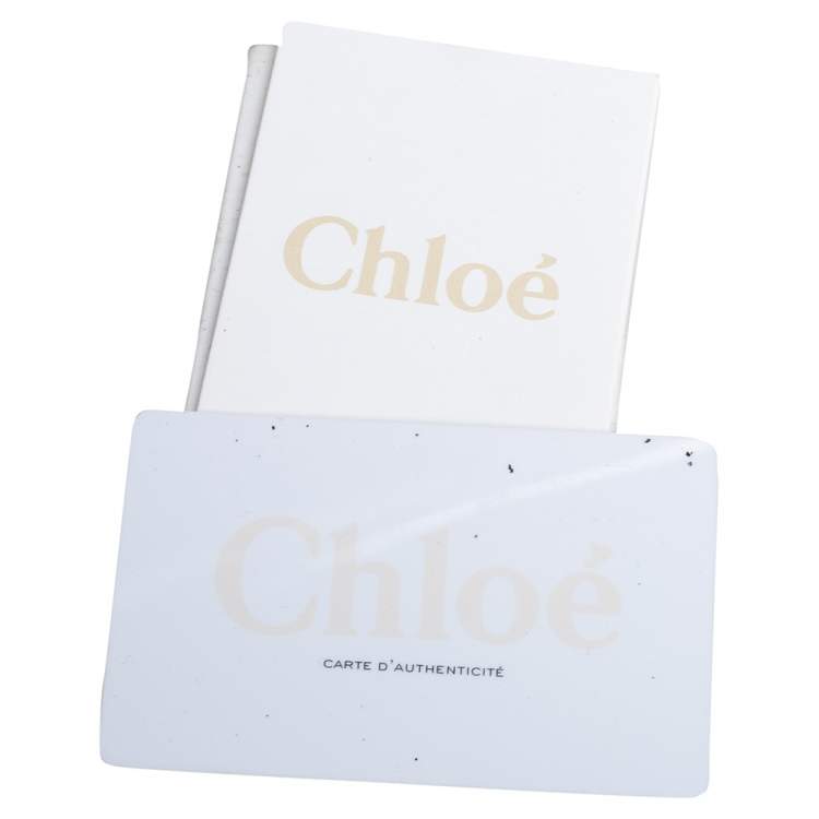 مملوكة مسبقًا Chloe Silver/Black Textured Leather Paddington Capsule Small Shoulder Bag
