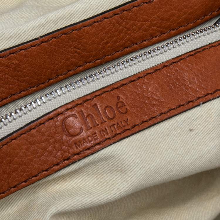 Pre Owned Chloe Brown Leather Paddington Satchel