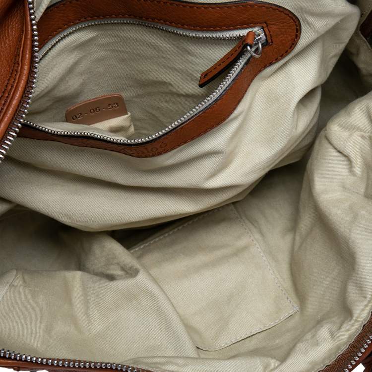 Pre Owned Chloe Brown Leather Paddington Satchel