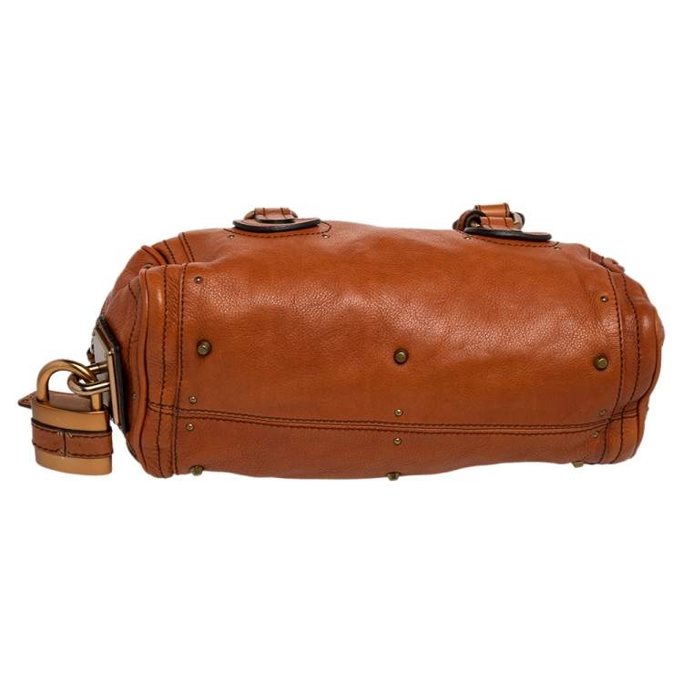 Pre Owned Chloe Brown Leather Paddington Satchel