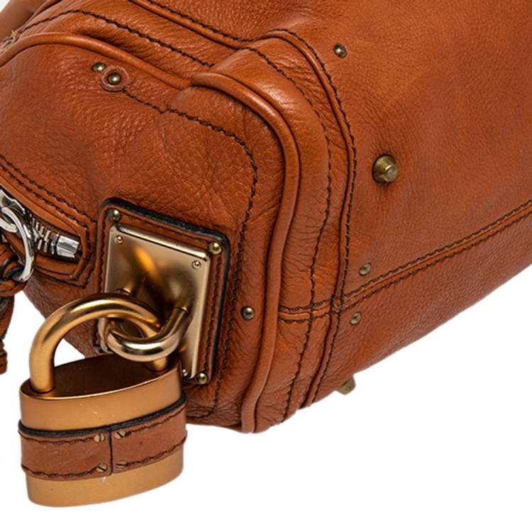 Pre Owned Chloe Brown Leather Paddington Satchel
