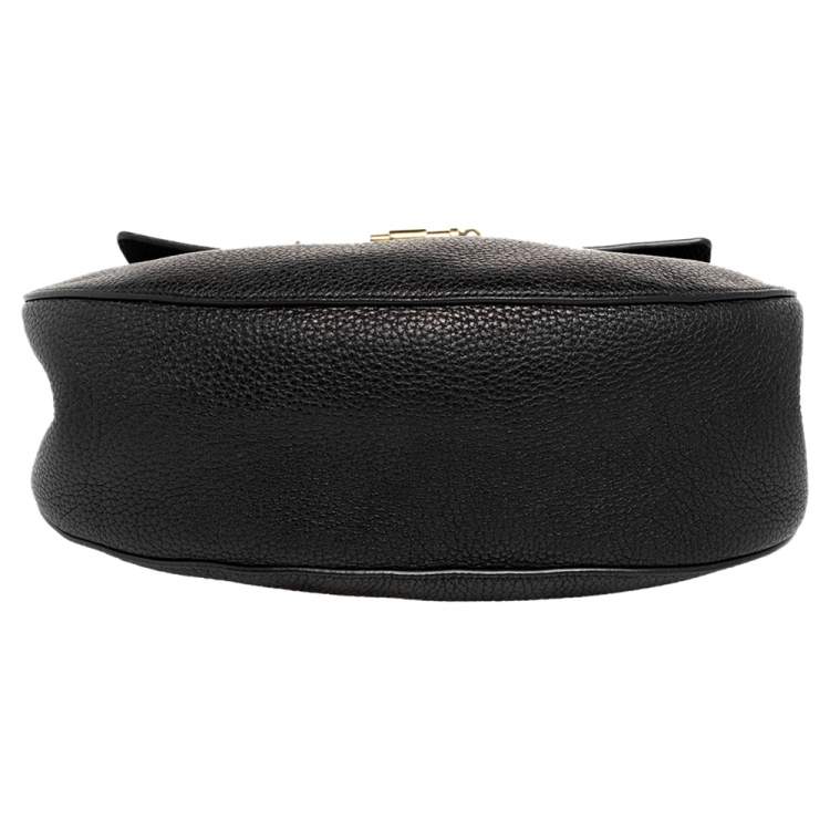 Pre Owned Chloe Black Leather Large Drew Shoulder Bag