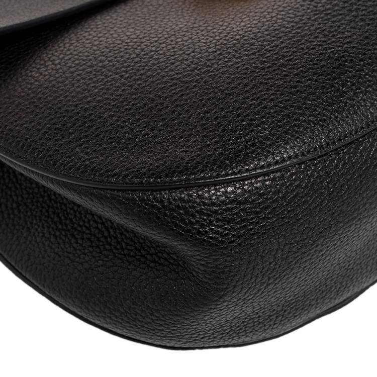 Pre Owned Chloe Black Leather Large Drew Shoulder Bag