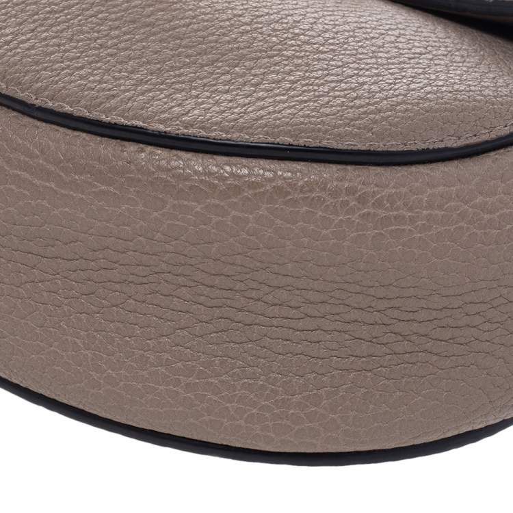 Pre Owned Chloe Grey Leather Drew Shoulder Bag