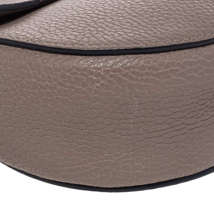Pre Owned Chloe Grey Leather Drew Shoulder Bag