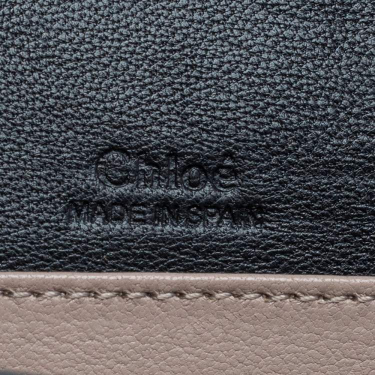 Pre Owned Chloe Metallic Leather Bow Detail Chain Shoulder Bag
