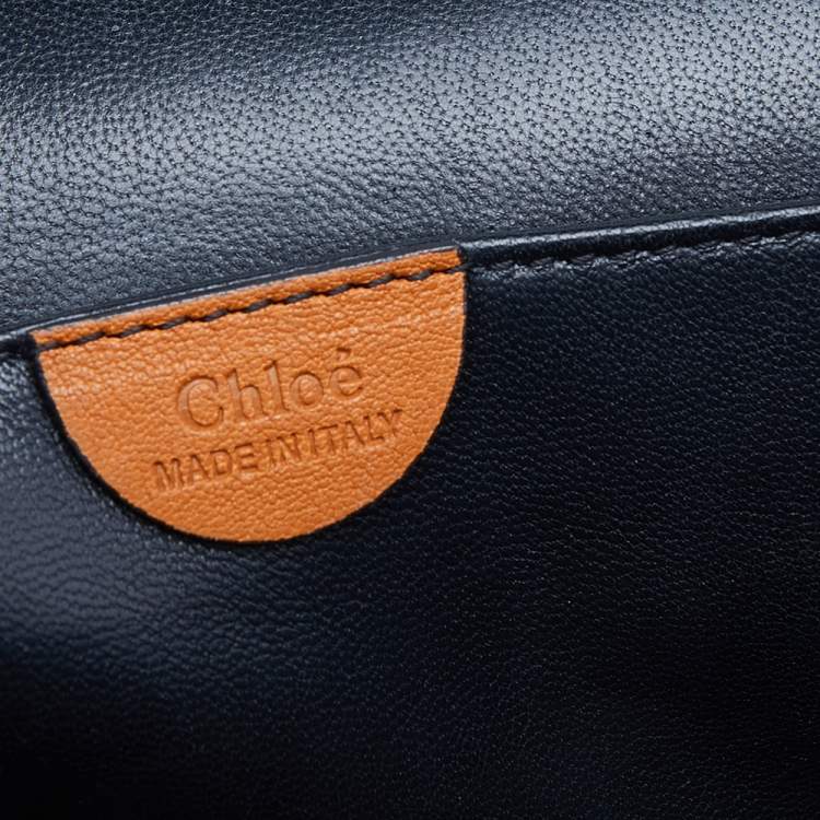 Pre Owned Chloe Tan Leather Large Elsie Shoulder Bag
