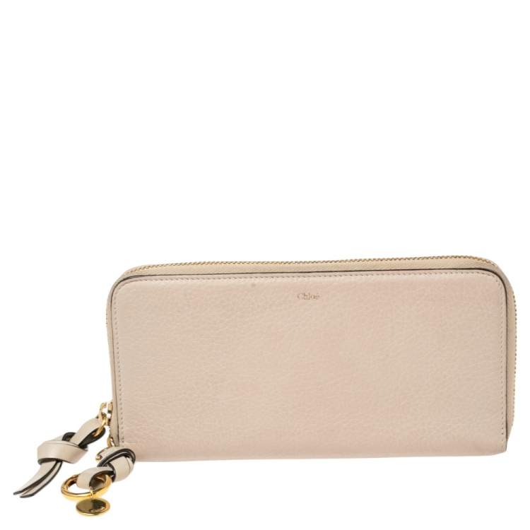 chloe zip around wallet