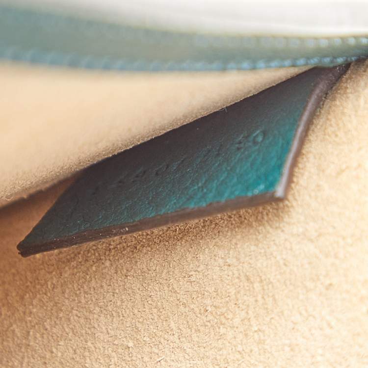 Pre Owned Chloe Sea Green Leather Nile Bracelet Shoulder Bag