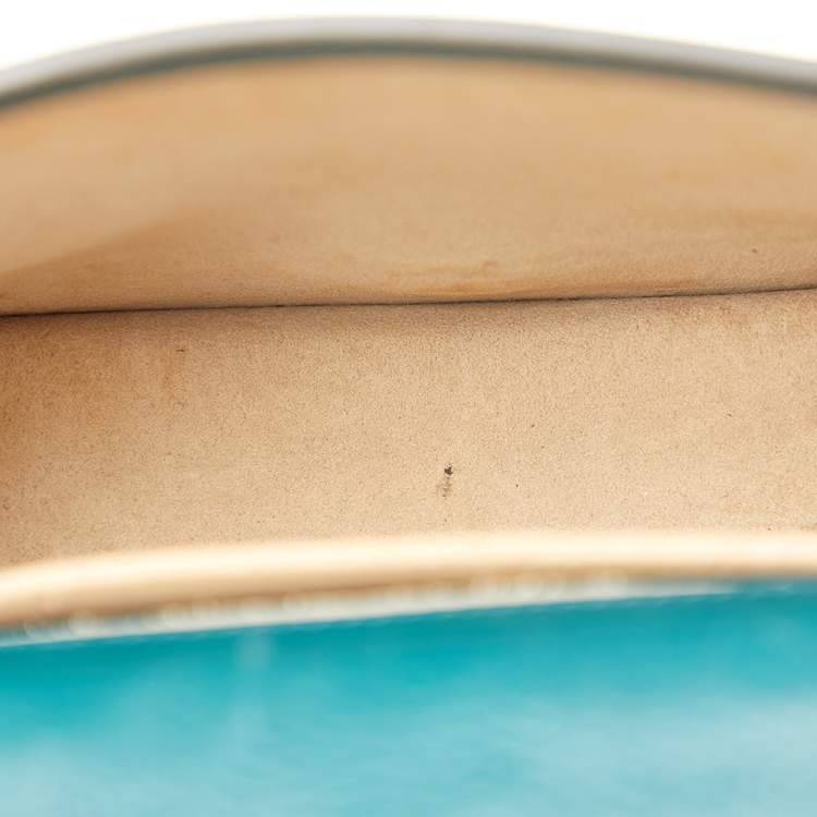Pre Owned Chloe Sea Green Leather Nile Bracelet Shoulder Bag