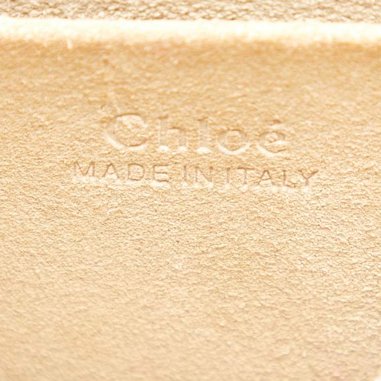 Pre Owned Chloe Sea Green Leather Nile Bracelet Shoulder Bag