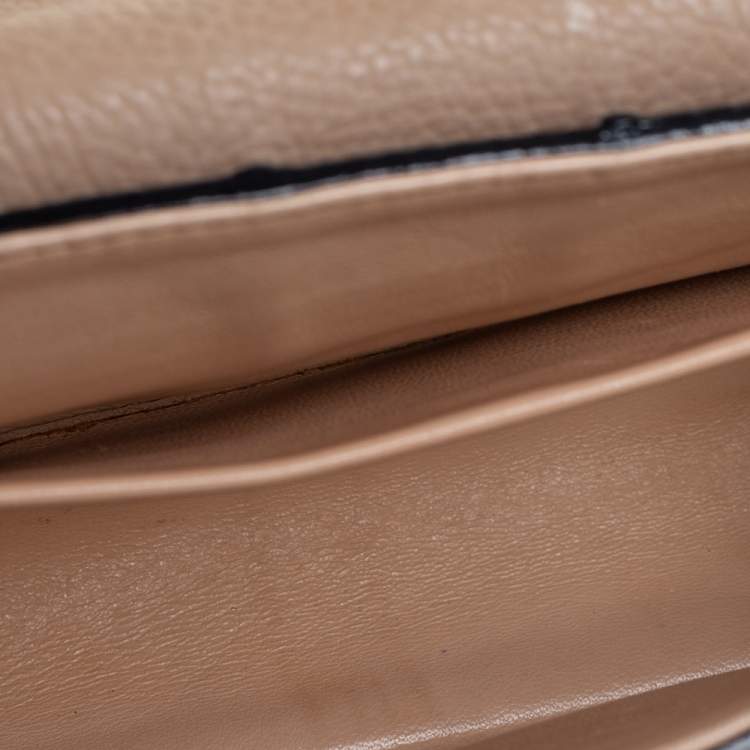 Pre Owned Chloe Beige Ayers and Karung Sally Shoulder Bag