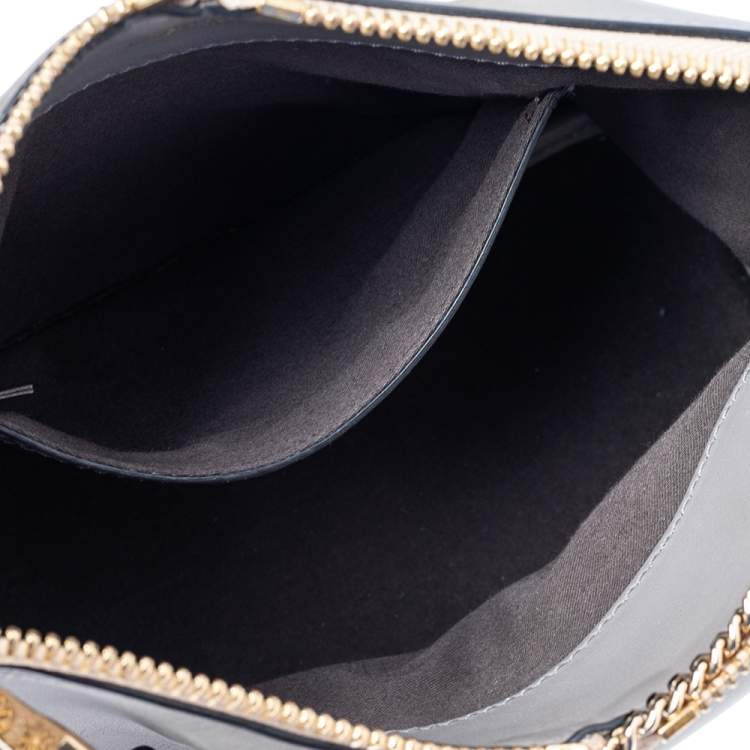 Pre Owned Chloe Grey/Beige Leather Small Baylee Tote