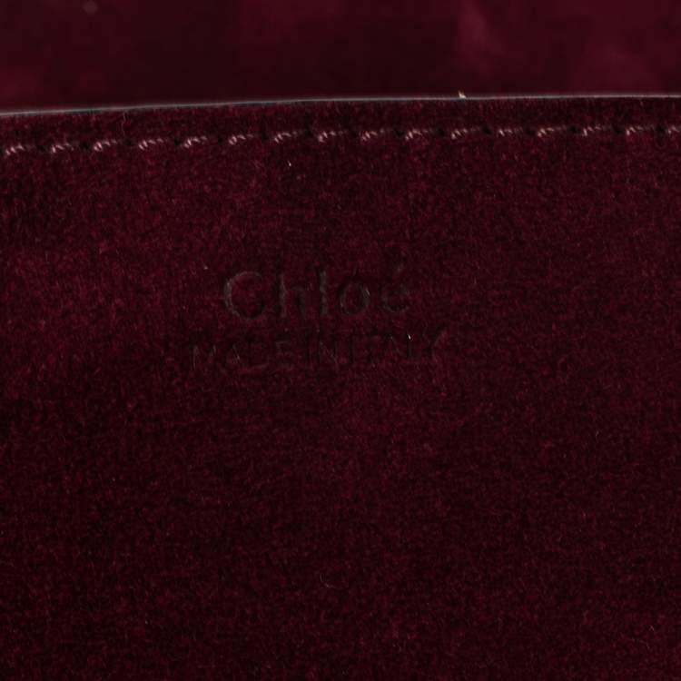 Pre Owned Chloe Multicolor Leather, Suede and Python Medium Drew Shoulder Bag