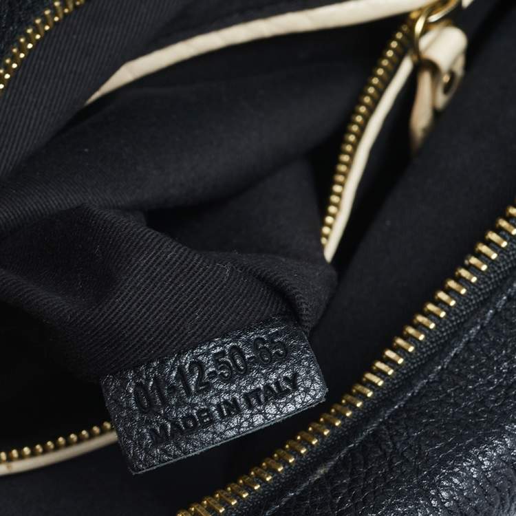 Pre Owned Chloe Black Leather Medium Paraty Shoulder Bag