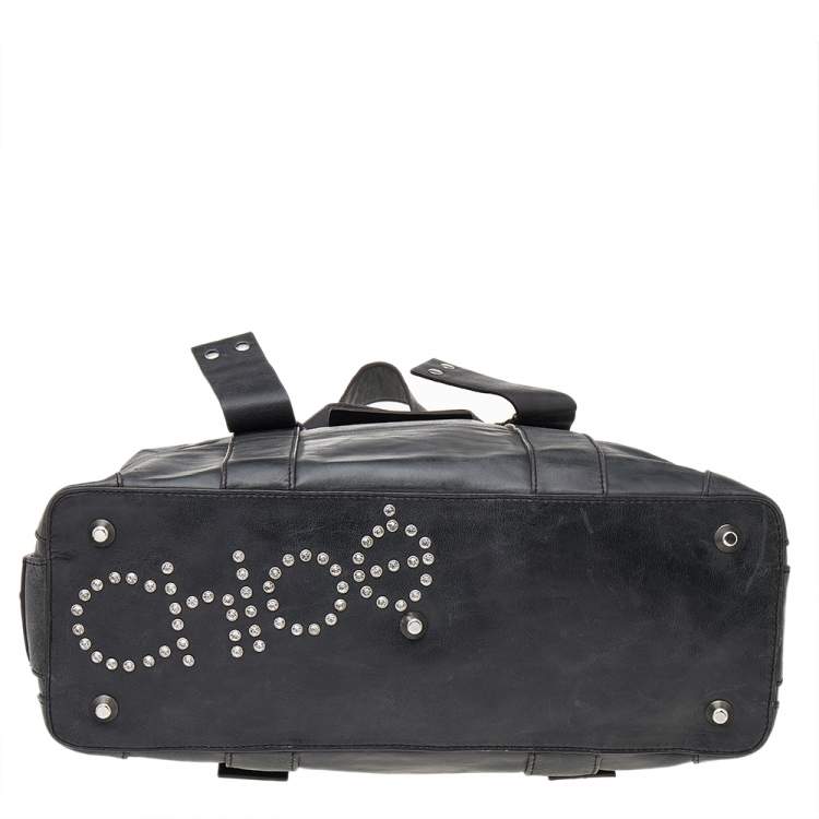 Pre Owned Chloe Black Leather Tote