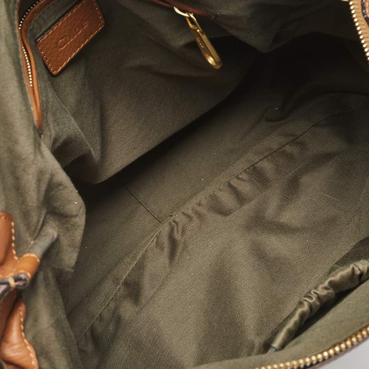 Pre Owned Chloe Brown Leather Large Marcie Satchel